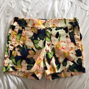 Jcrew Floral Shorts